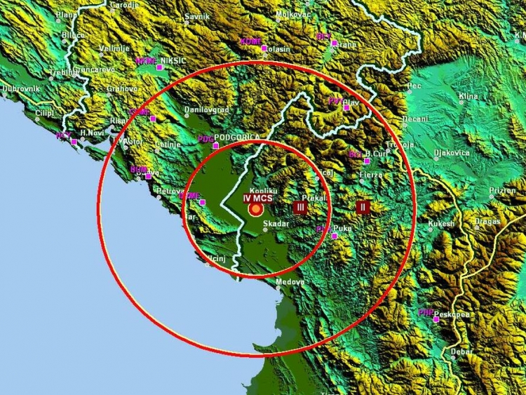 zemljotres-u-albaniji-registrovan-i-u-crnoj-gori