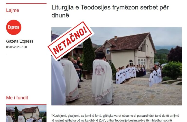 Liturgija koja “inspiriše Srbe na nasilje” i obrisani&hellip;
