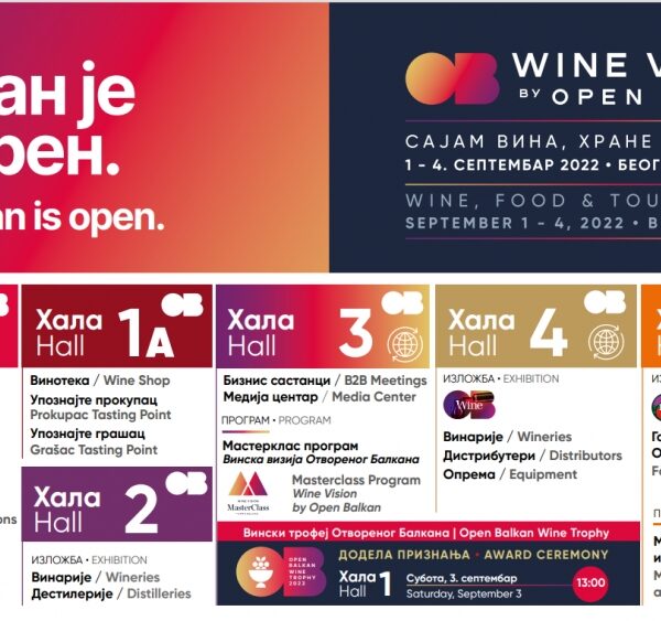 Sutra otvaranje sajma vina Otvorenog Balkana u Beogradu