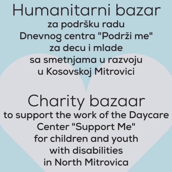 Humanitarni bazar za decu sa poteškoćama u razvoju…