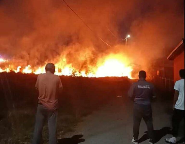 Lokalizovan požar u blizini Romske mahale u Gračanici