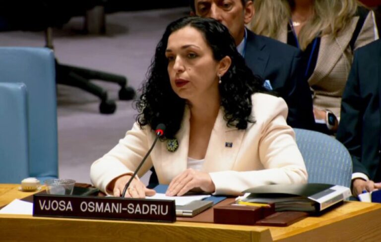 Osmani u UN tražila izručenje odgovornih za Banjsku: Srbija htela da anektira sever Kosova
