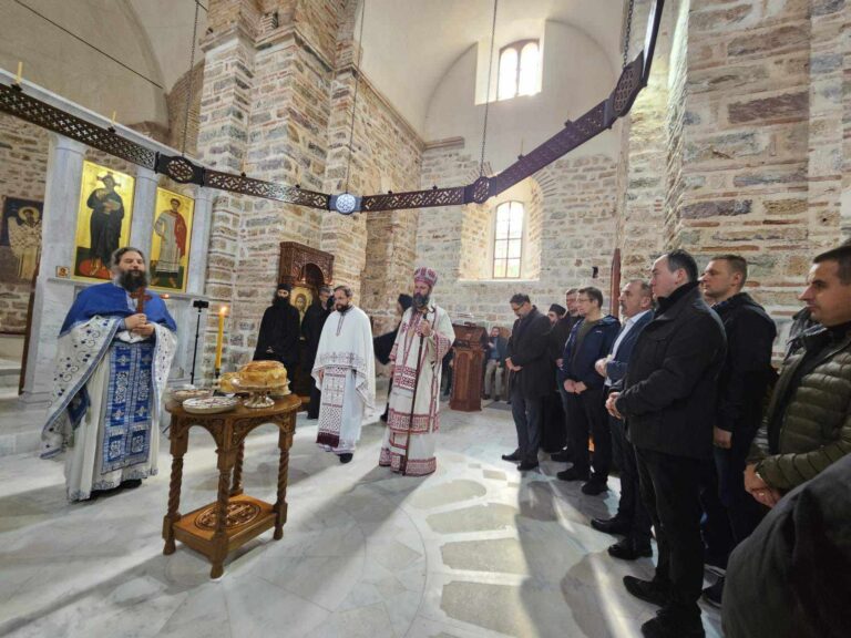 Služena liturgija u manastiru Banjska, obeležena ktitorska slava
