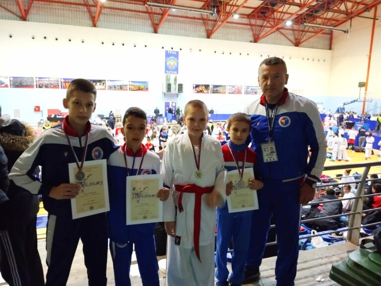 Za OKK „Kosovska Mitrovica“ četiri medalje na karate Kupu Srbije