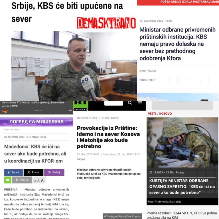 KBS i sever: Šta je izjavio ministar, šta su preneli mediji, šta kaže zakon, a šta međunarodna obaveza…