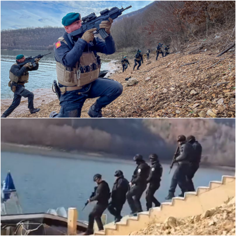 Gazivode: Pripadnici KFOR-a na vežbi, Kosovska policija patrolira