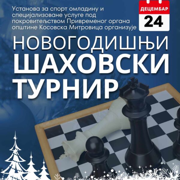 Za ljubitelje šaha: Novogodišnji turnir 24. decembra