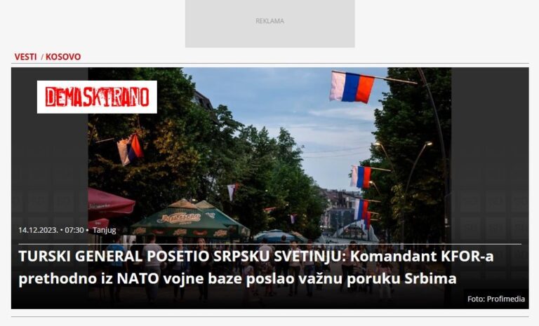 Ulutaš nije uputio važnu poruku Srbima, već je ponovio ključne poruke KFOR-a