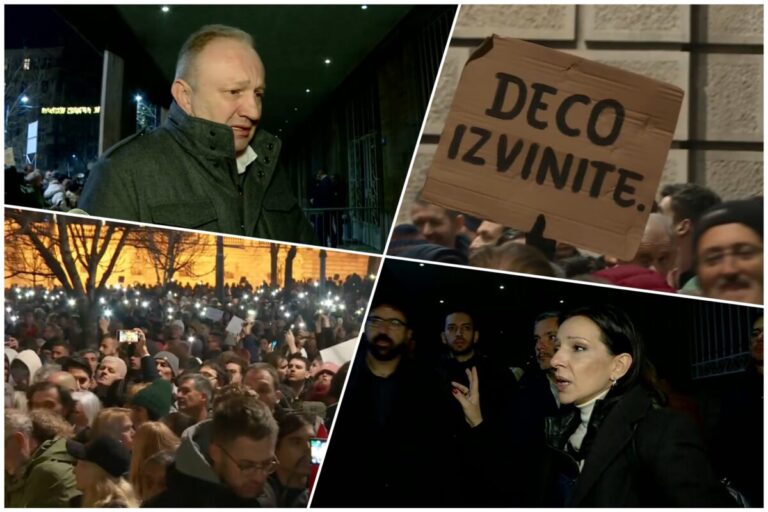 Skup „Srbija protiv nasilja“: Incident ispred zgrade RIK,&hellip;