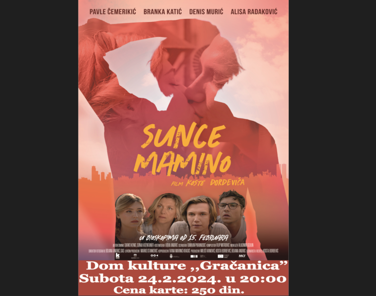 Premijera filma ,,Sunce mamino“ sutra u Gračanici