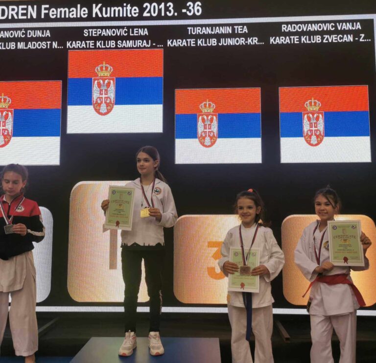 Četiri medalje za klubove iz Zvečana i Mitrovice…