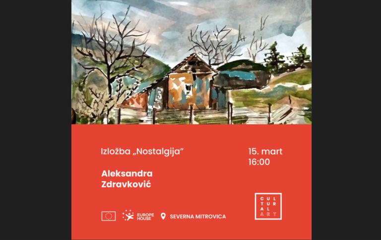 Izložba „Nostalgija“ autorke Aleksandre Zdravković sledeće sedmice u Kosovskoj Mitrovici