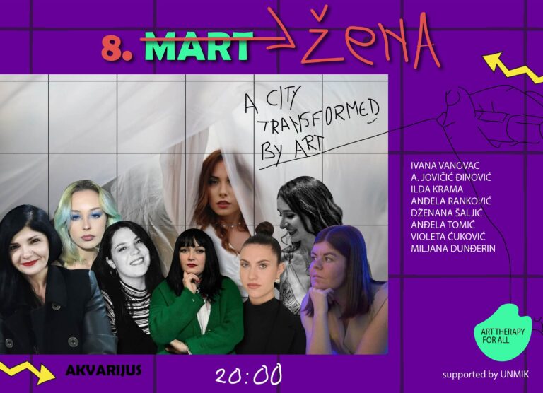 Osam umetnica 8. marta u Akvarijusu