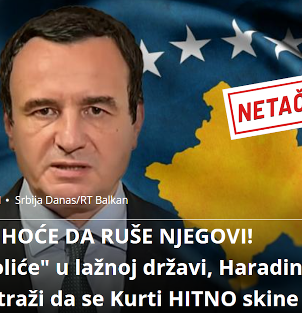 Kada tabloid od predloga za izglasavanje nepoverenja kosovskoj vladi dođe do „krvoprolića u lažnoj državi“