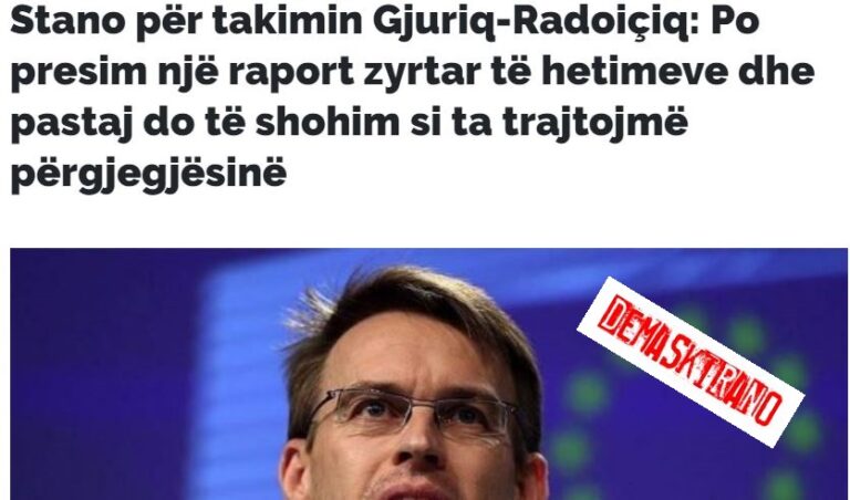 Brisel ne očekuje izveštaj o sastanku Đurić-Radoičić, već&hellip;