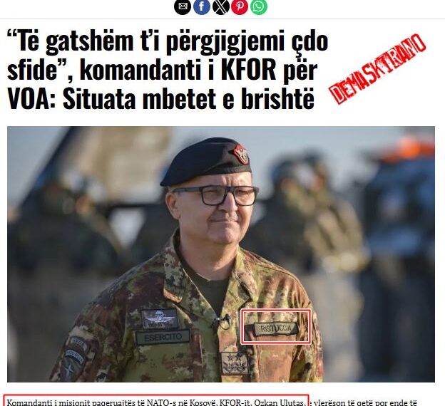 Greška u ilustraciji: Fotografija prethodnog komandanta&hellip;