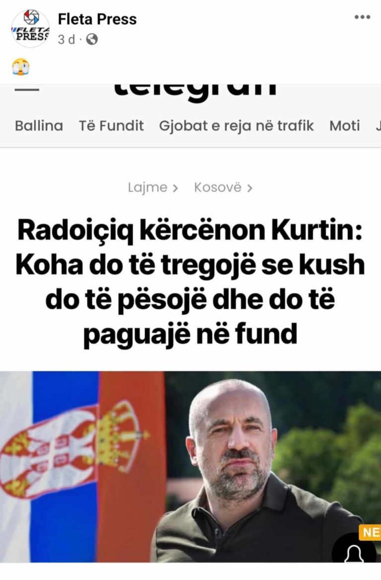 Prošlogodišnja Radoičićeva poruka podeljena kao aktuelna