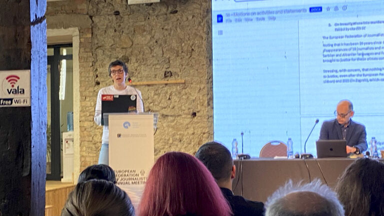 GS EFJ: Usvojen predlog rezolucije UNS-a o ubijenim, kidnapovanim i nestalim novinarima