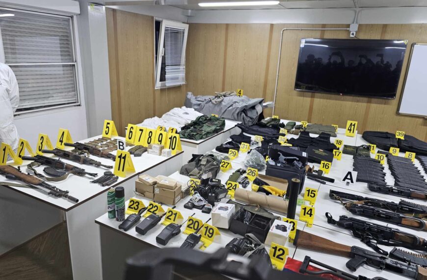Kosovska policija za devet meseci zaplenila više od 1.200 komada nelegalnog oružja