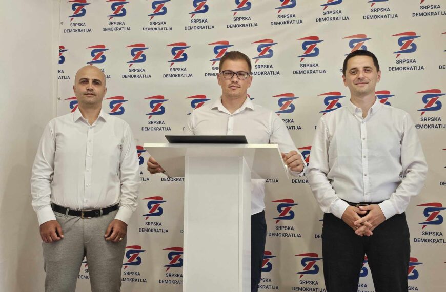 Uhapšeni aktivisti Srpske demokratije – Aleksandar Arsenijević i Stefan Veljković