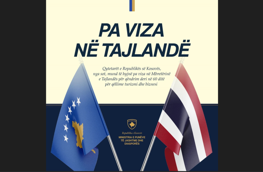 Gervala: Tajland ukinuo vize za kosovske pasoše, Kurti: Kosovski pasoš jača