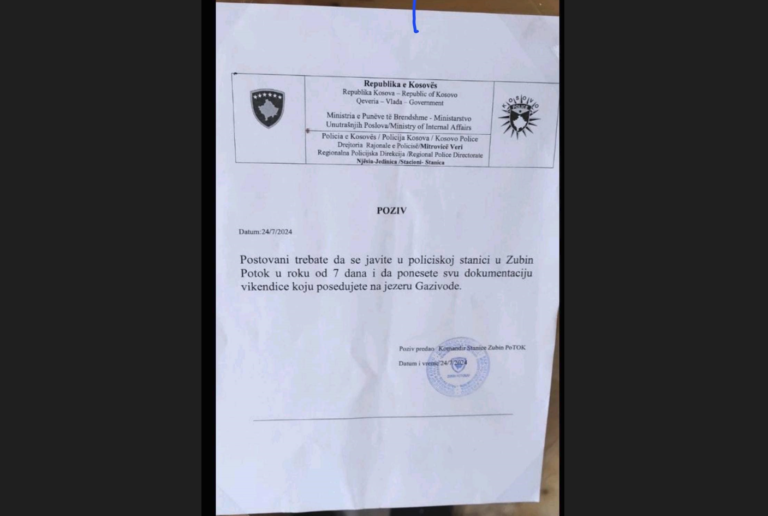 Inspekcija poziva vlasnike osam vikendica na Gazivodama da&hellip;
