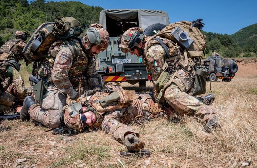 Kforova vežba “masovnih žrtava” u kampu kod Peći