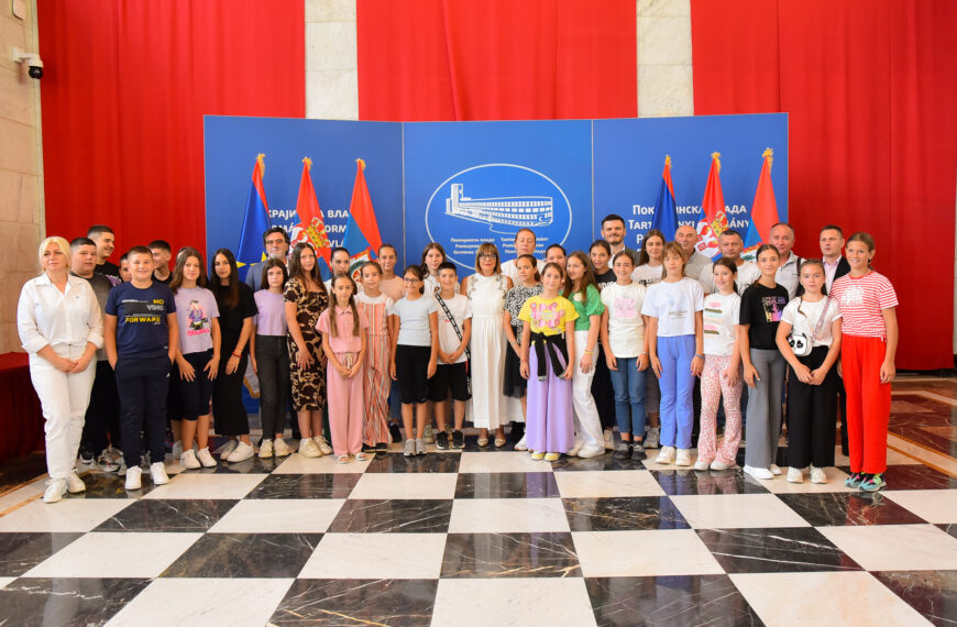Deca sa severa Kosova u poseti Vojvodini