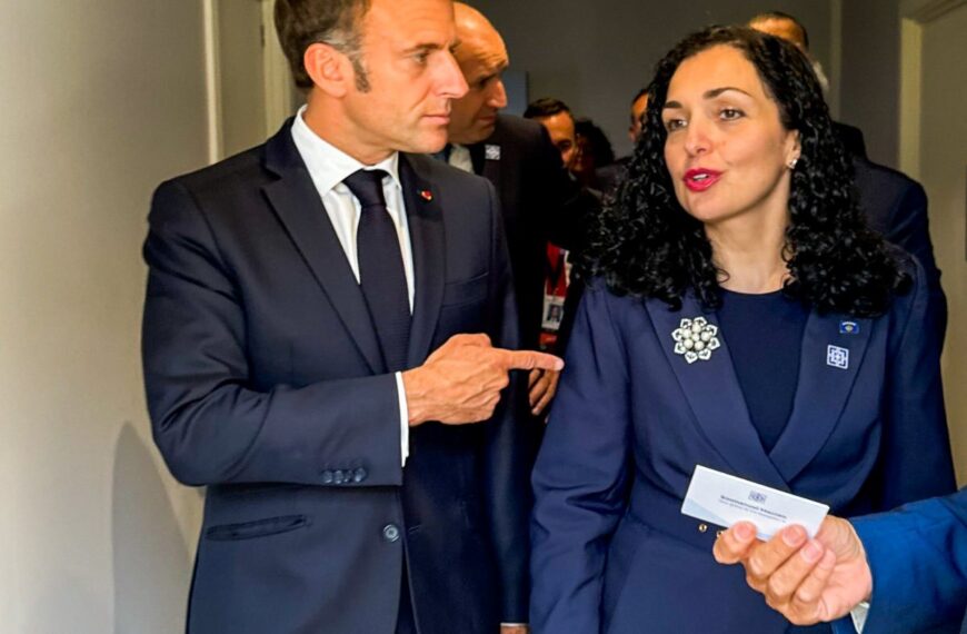 Osmani sa Makronom o evrointegracijama Kosova