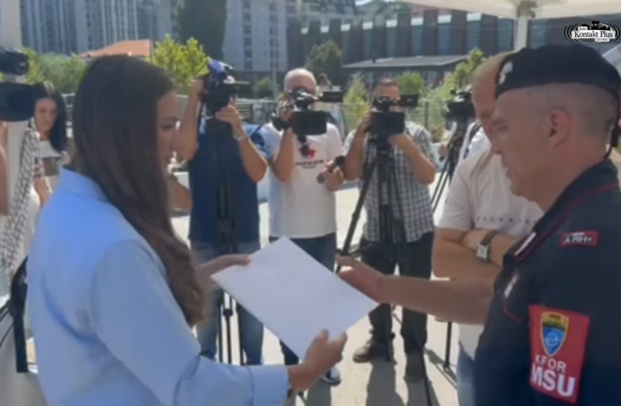 Predstavnice grupe žena sa severa Kosova sastale se sa delegatom COMKFOR-a, Hizlanom