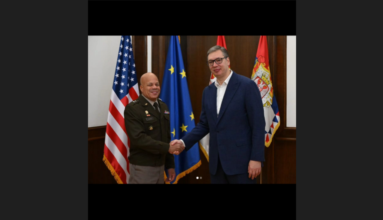 Vučić sa Harisom: Zatražio sam jaču podršku SAD u zaštiti Srba na Kosovu i Metohiji