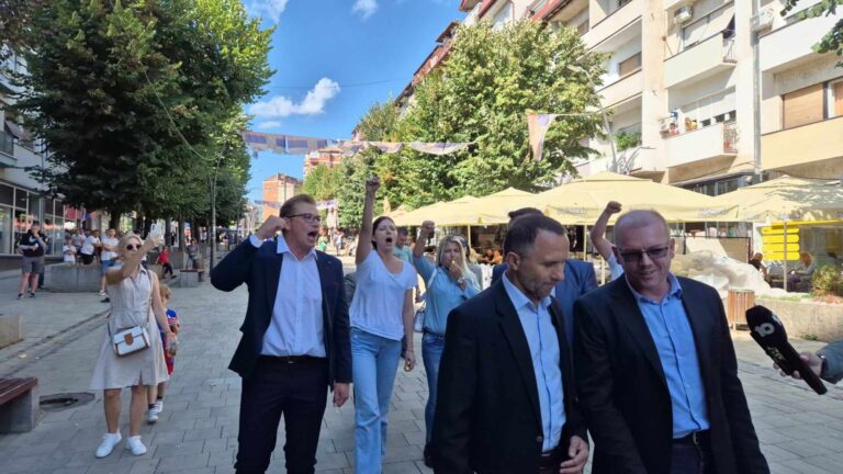 Još jedan zvaničnik iz Prištine izviždan u severnom delu Mitrovice, građani sa pištaljkama i parolom „propaganda“