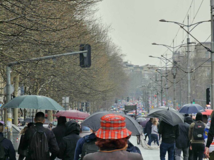 Studentski protest, BG