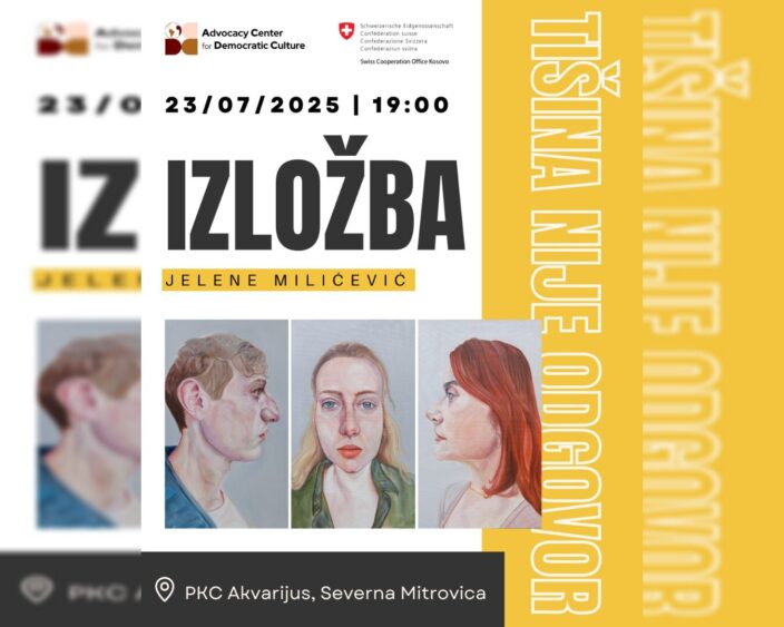 Izložba “Tišina nije odgovor” Jelene Milićević sutra u Akvarijusu