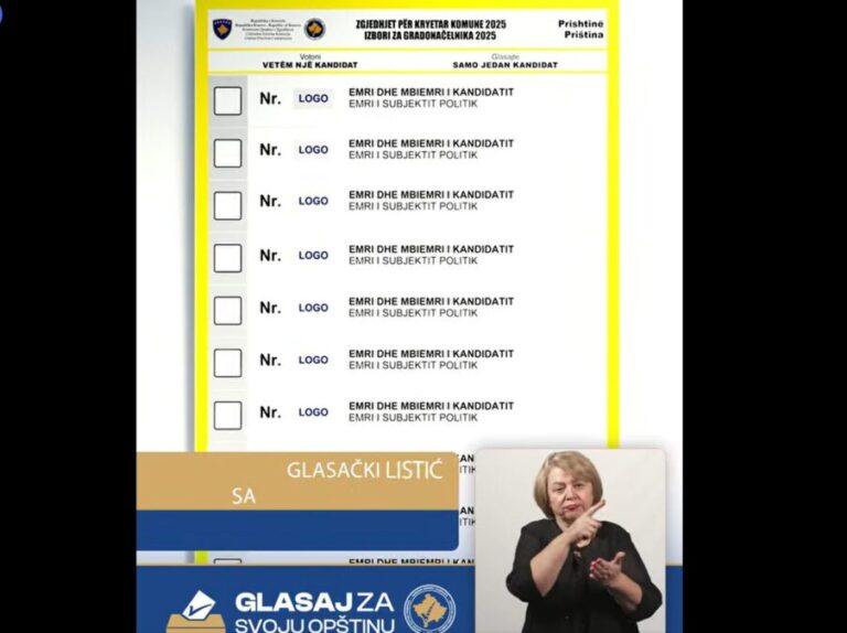 CIK objavio uputstvo o načinu glasanja na lokalnim&hellip;