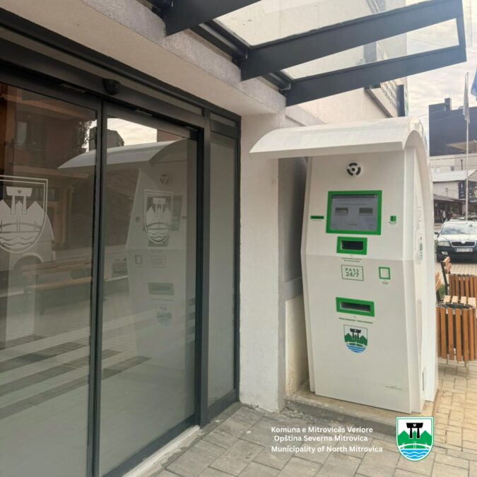 U Severnoj Mitrovici postavljena dva kioska za pružanje usluga građanima
