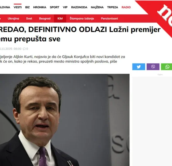 Manipulativni naslov „Kurti se predao“…