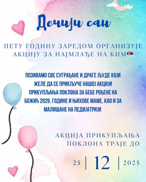 Peta godina humanosti: HO „Dečiji…