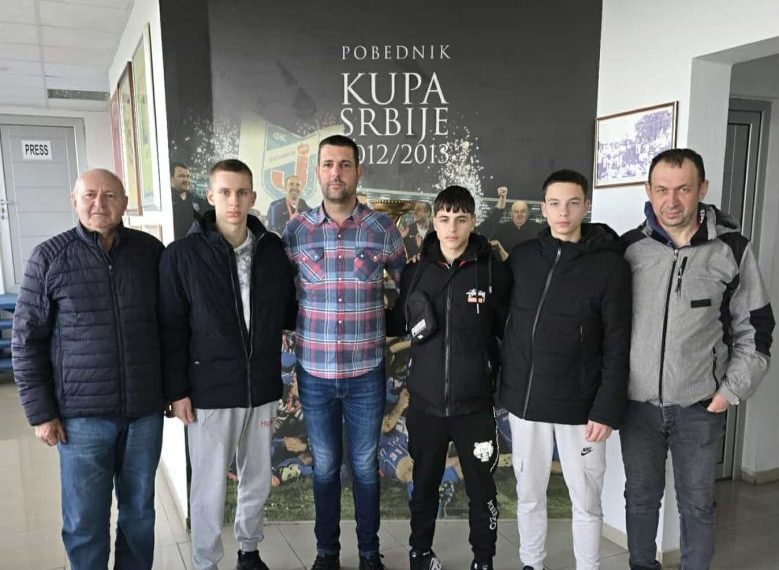 Deca iz FK Rudar na probi u Jagodini