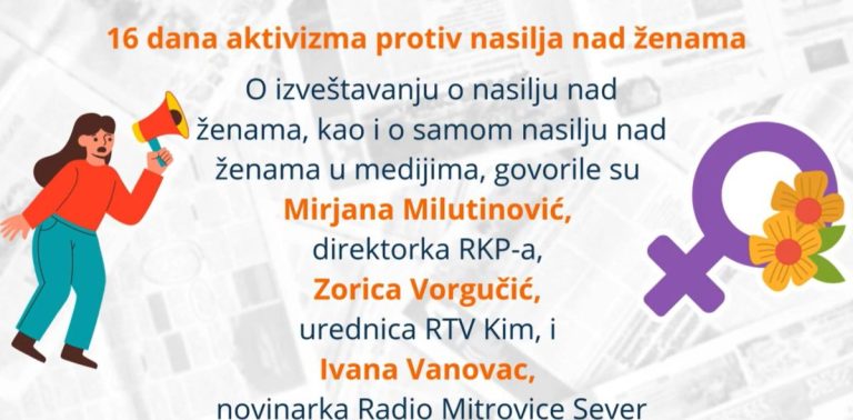 Nasilje nad ženama svakodnevica: Poruke novinarki tokom 16…