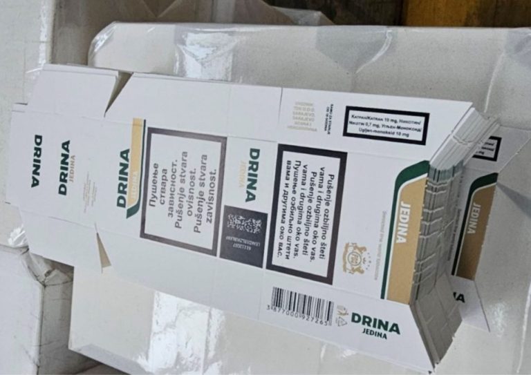 Kosovska carina zaplenila 237.000 paklica za cigarete „Drina“