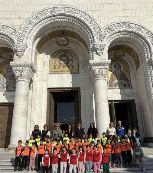 Mališani PU „Lane“ u poseti Beogradu