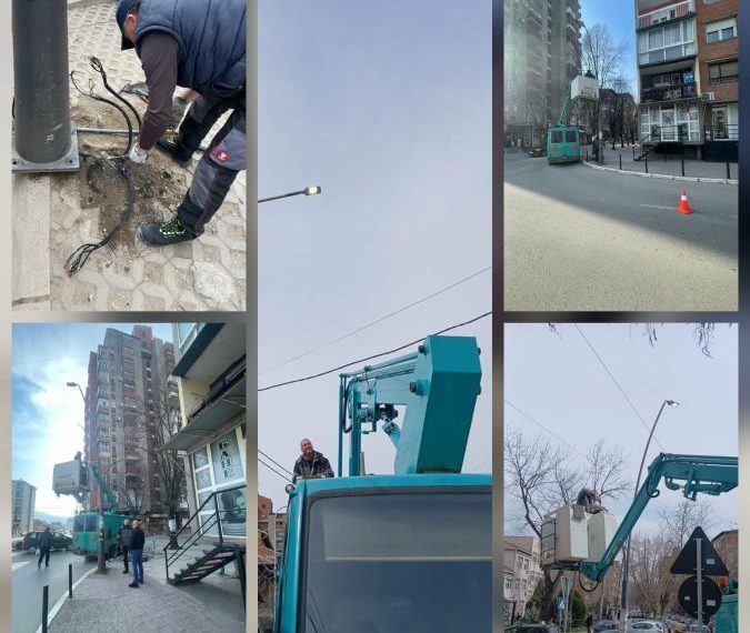 Opština Severna Mitrovica: Počela sanacija javne rasvete u gradu