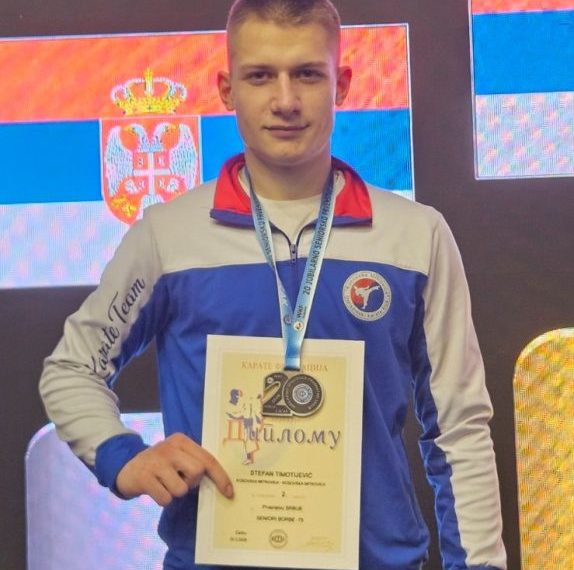 Veliki uspeh OKK Kosovska Mitrovica: Stefan Timotijević vicešampion Srbije
