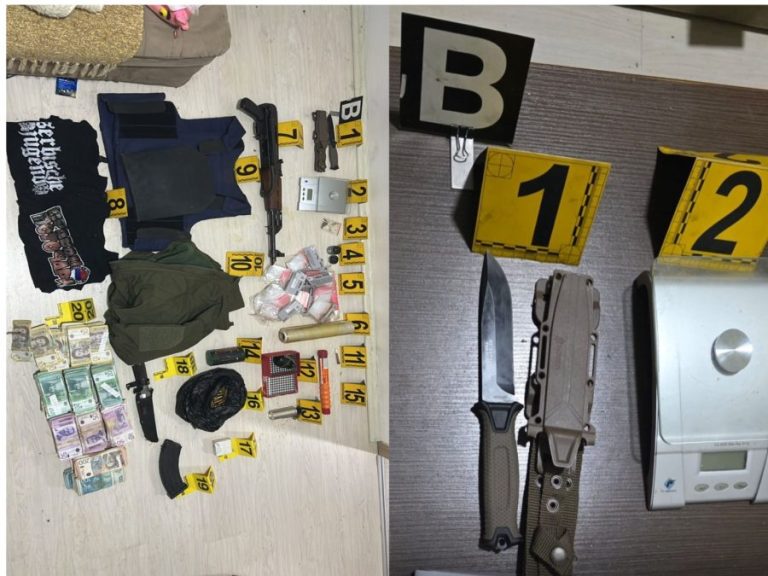 Pokušaj ubistva u Severnoj Mitrovici: Policija zaplenila oružje i narkotike, uhapšeno jedno lice
