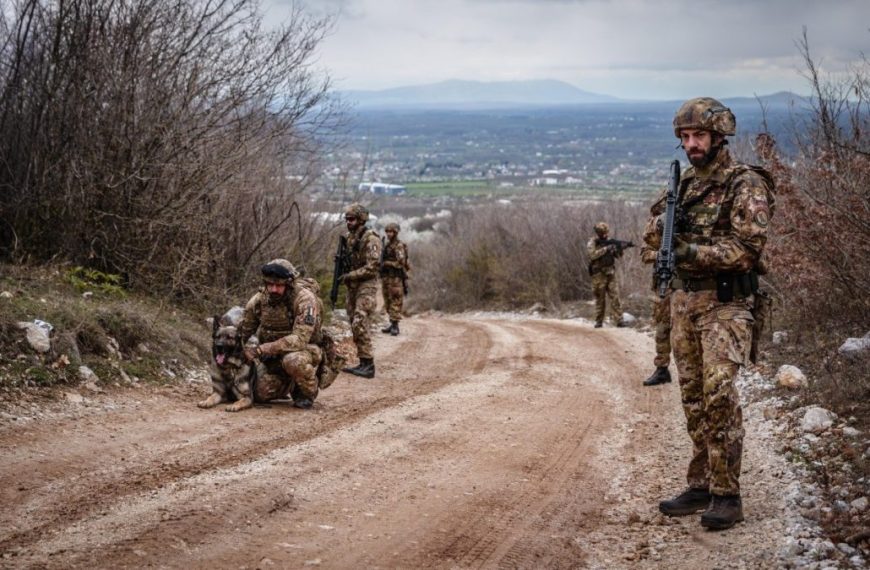 KFOR: Pešačke patrole uz podršku K9 timova