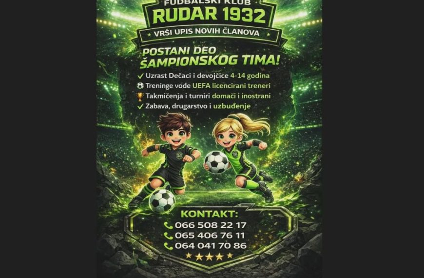 FK Rudar prima nove članove