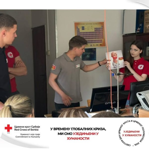 Crveni krst obeležio Nedelju Crvenog krsta edukativnim radionicama