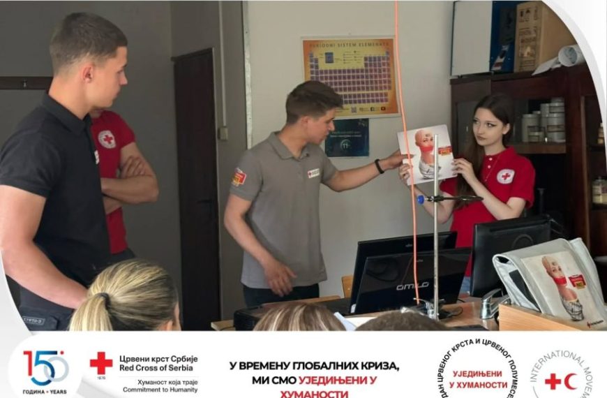 Crveni krst obeležio Nedelju Crvenog krsta edukativnim radionicama