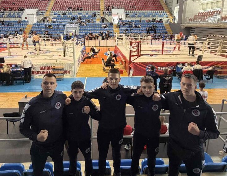 Tri medalje za kik-boks klub „028“ na Prvenstvu Srbije u Kraljevu